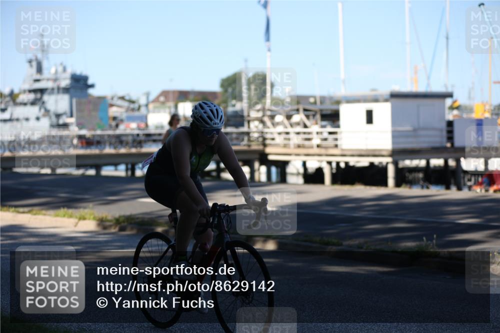 17.08.2025 - KN Förde Triathlon 2025 Yannick Fuchs http://msf.ph/oto/8629142 17.08.2025 15:34:06 Radfahren  meine-sportfotos.de