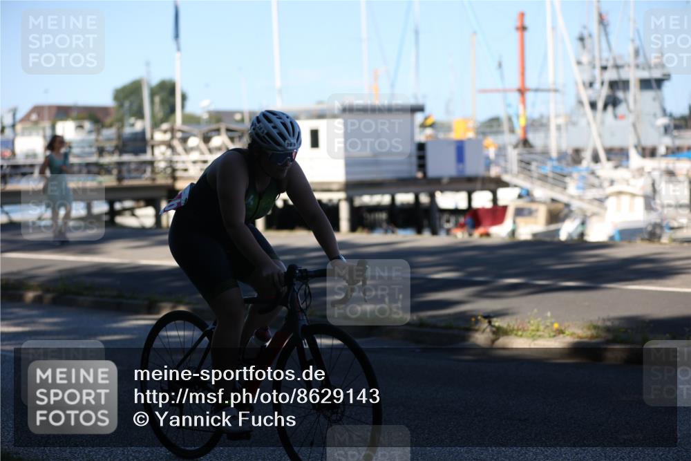 17.08.2025 - KN Förde Triathlon 2025 Yannick Fuchs http://msf.ph/oto/8629143 17.08.2025 15:34:06 Radfahren  meine-sportfotos.de