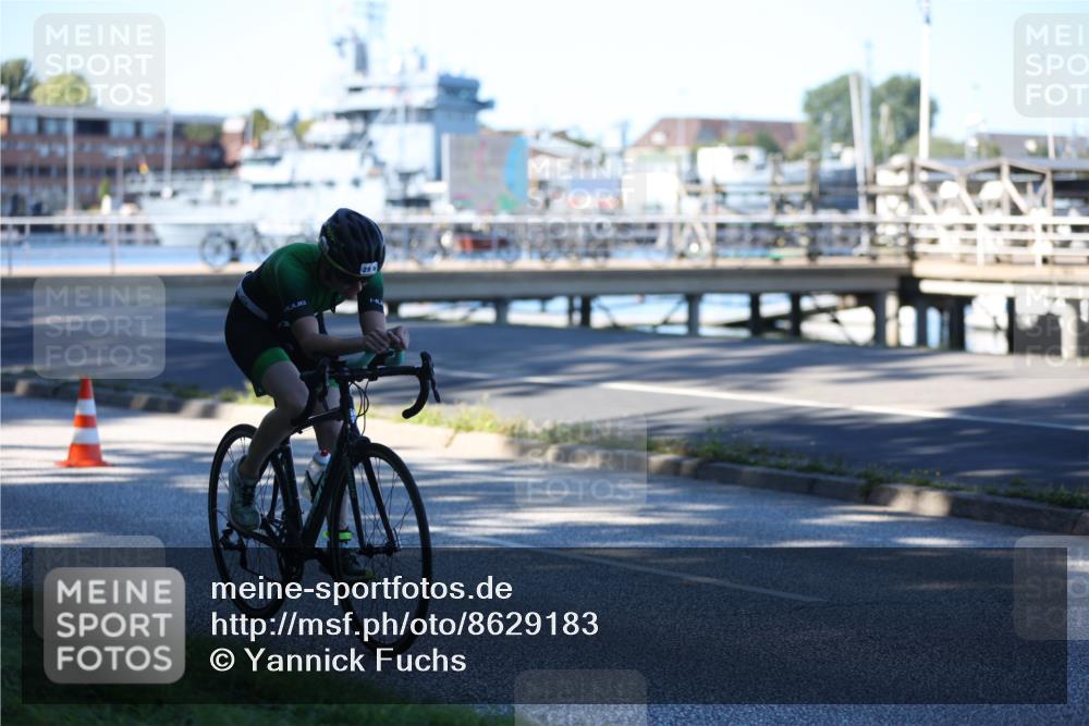 17.08.2025 - KN Förde Triathlon 2025 Yannick Fuchs http://msf.ph/oto/8629183 17.08.2025 15:34:51 Radfahren  meine-sportfotos.de