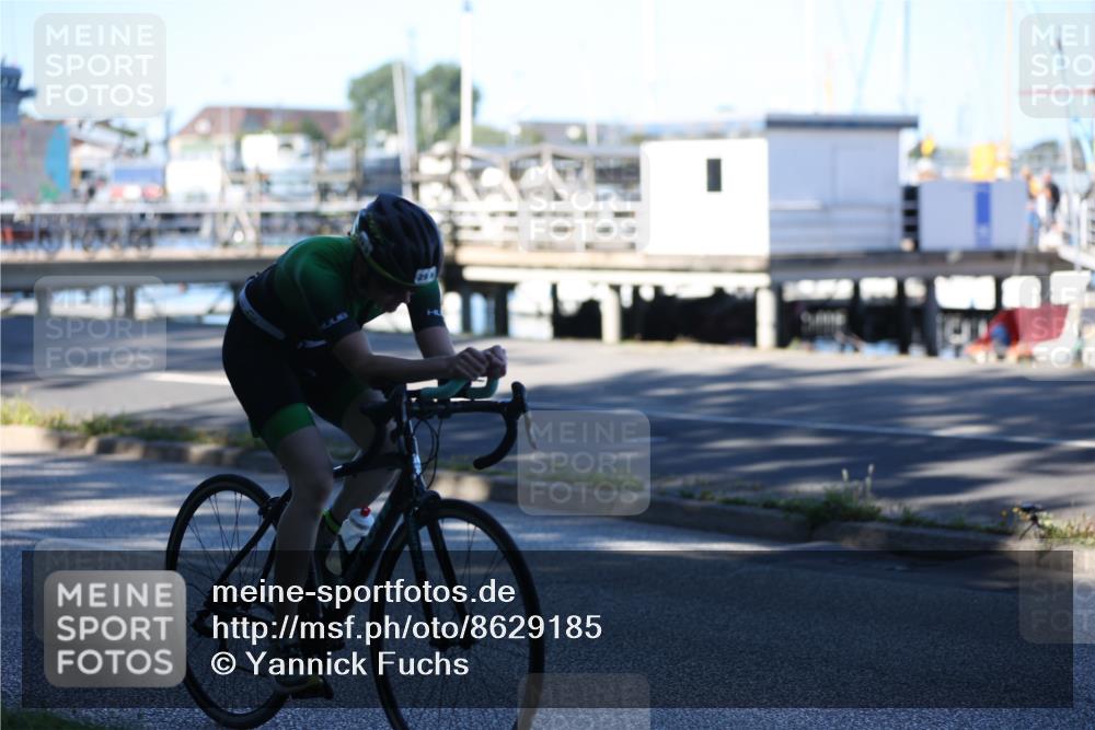 17.08.2025 - KN Förde Triathlon 2025 Yannick Fuchs http://msf.ph/oto/8629185 17.08.2025 15:34:51 Radfahren  meine-sportfotos.de