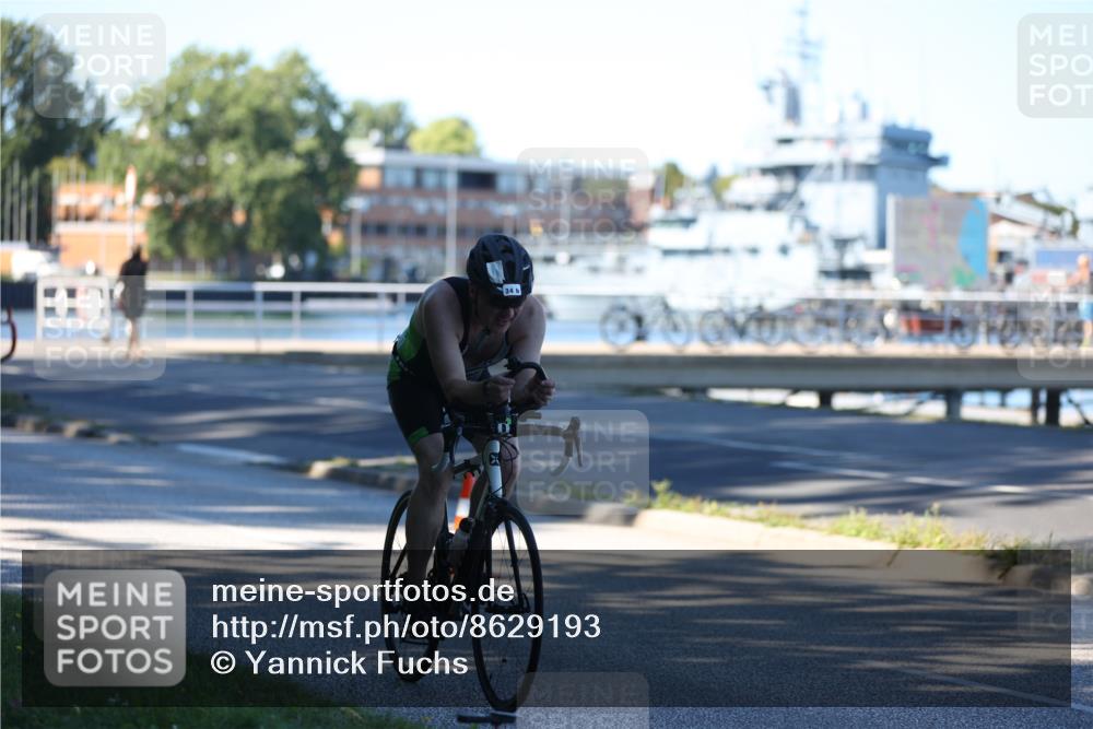 17.08.2025 - KN Förde Triathlon 2025 Yannick Fuchs http://msf.ph/oto/8629193 17.08.2025 15:36:22 Radfahren 34 meine-sportfotos.de