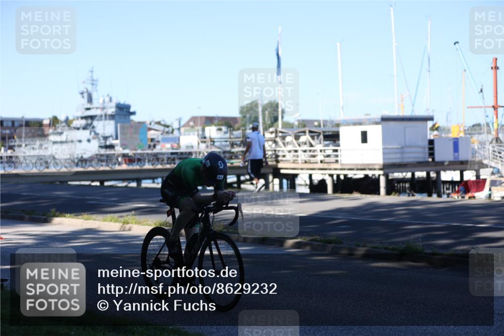 17.08.2025 - KN Förde Triathlon 2025 Yannick Fuchs http://msf.ph/oto/8629232 17.08.2025 15:40:55 Radfahren 96 meine-sportfotos.de