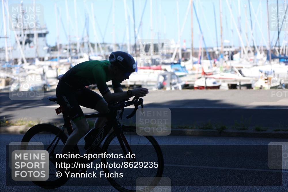 17.08.2025 - KN Förde Triathlon 2025 Yannick Fuchs http://msf.ph/oto/8629235 17.08.2025 15:40:56 Radfahren  meine-sportfotos.de