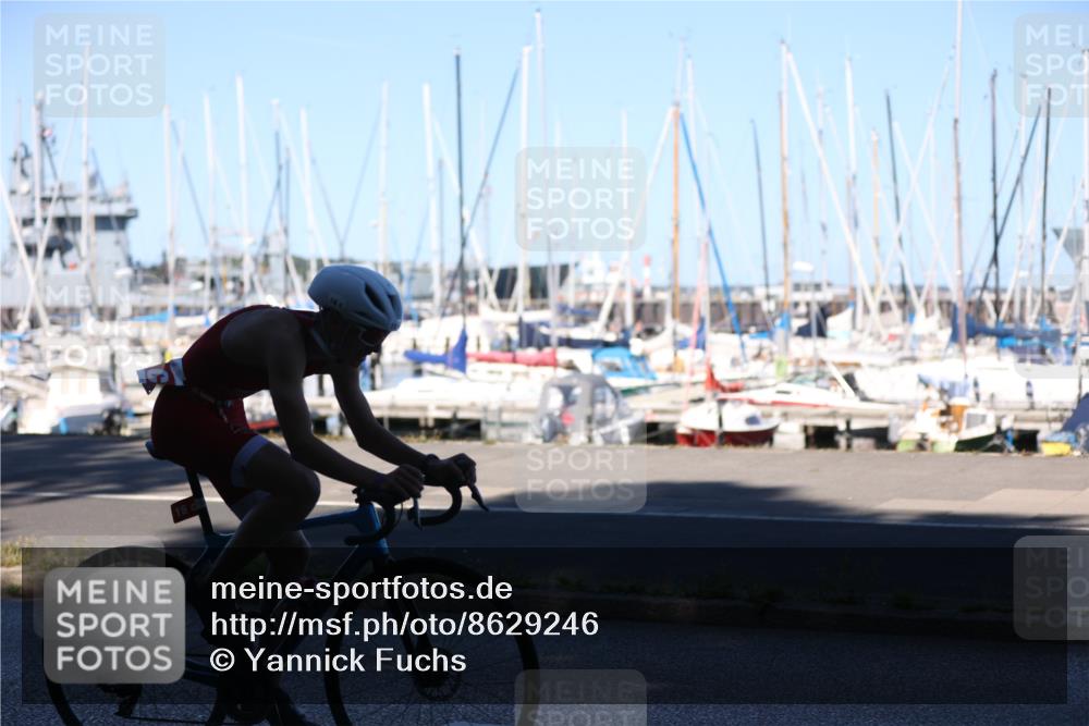 17.08.2025 - KN Förde Triathlon 2025 Yannick Fuchs http://msf.ph/oto/8629246 17.08.2025 15:41:43 Radfahren  meine-sportfotos.de
