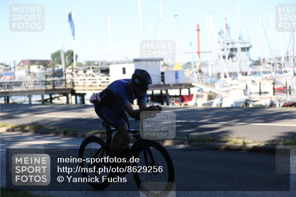 17.08.2025 - KN Förde Triathlon 2025 Yannick Fuchs http://msf.ph/oto/8629256 17.08.2025 15:44:29 Radfahren  meine-sportfotos.de