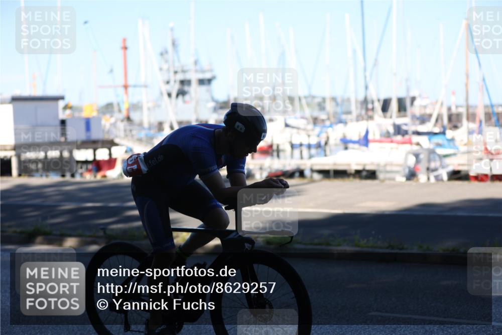17.08.2025 - KN Förde Triathlon 2025 Yannick Fuchs http://msf.ph/oto/8629257 17.08.2025 15:44:29 Radfahren 70, 6 meine-sportfotos.de