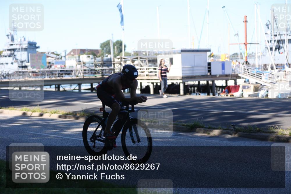 17.08.2025 - KN Förde Triathlon 2025 Yannick Fuchs http://msf.ph/oto/8629267 17.08.2025 15:45:10 Radfahren  meine-sportfotos.de