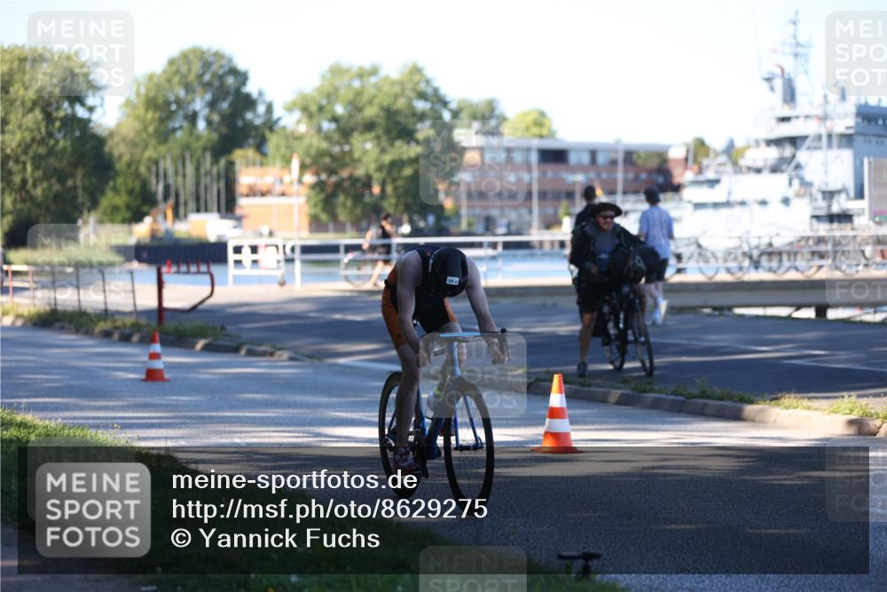 17.08.2025 - KN Förde Triathlon 2025 Yannick Fuchs http://msf.ph/oto/8629275 17.08.2025 15:47:31 Radfahren 15 meine-sportfotos.de