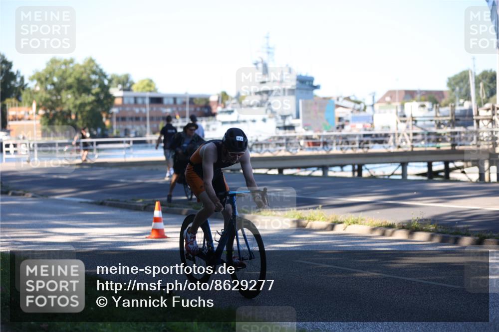 17.08.2025 - KN Förde Triathlon 2025 Yannick Fuchs http://msf.ph/oto/8629277 17.08.2025 15:47:32 Radfahren 15, 741 meine-sportfotos.de
