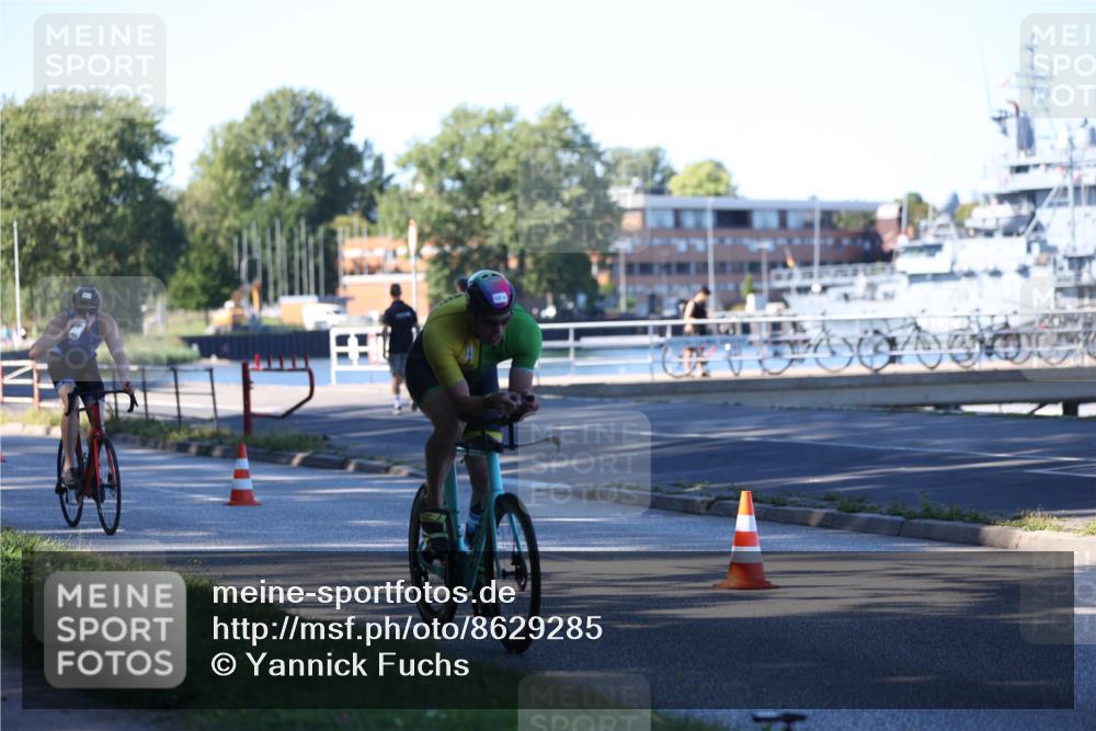 17.08.2025 - KN Förde Triathlon 2025 Yannick Fuchs http://msf.ph/oto/8629285 17.08.2025 15:47:41 Radfahren  meine-sportfotos.de