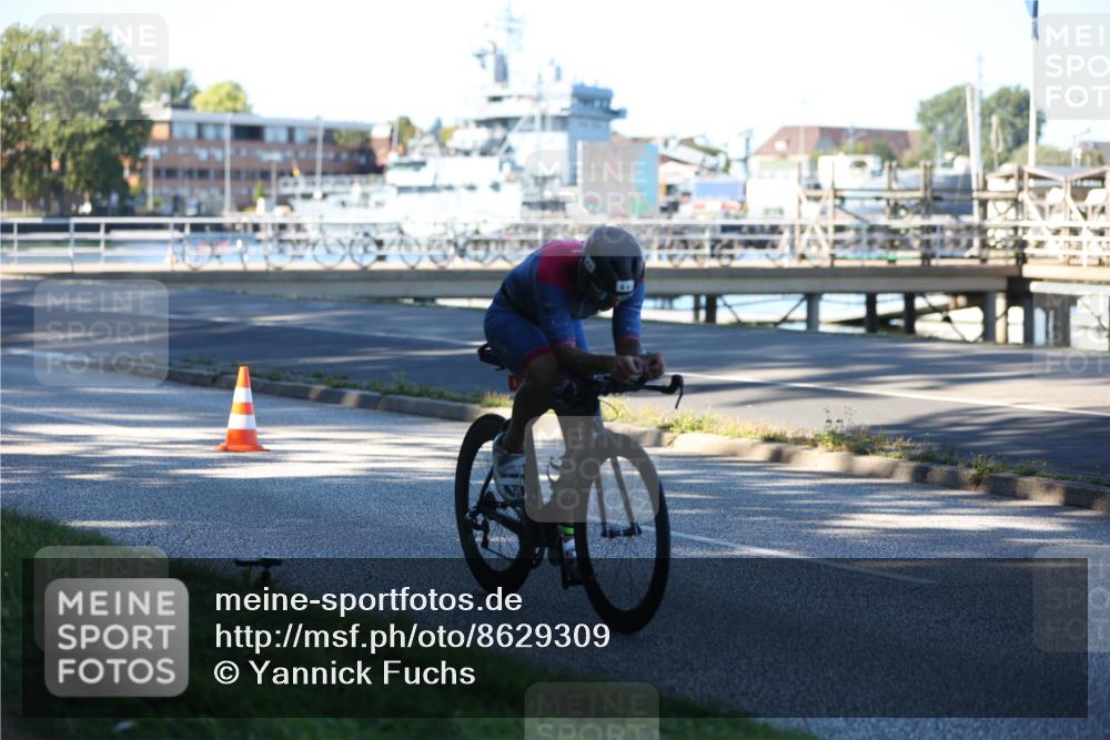 17.08.2025 - KN Förde Triathlon 2025 Yannick Fuchs http://msf.ph/oto/8629309 17.08.2025 15:50:25 Radfahren  meine-sportfotos.de