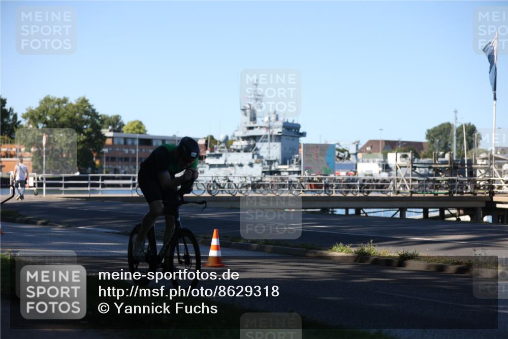 17.08.2025 - KN Förde Triathlon 2025 Yannick Fuchs http://msf.ph/oto/8629318 17.08.2025 15:53:43 Radfahren  meine-sportfotos.de