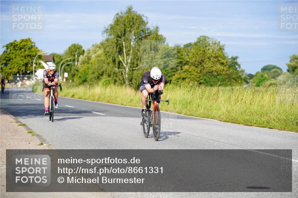 31.08.2025 - Elbe Triathlon Hamburg Michael Burmester http://msf.ph/oto/8661331 31.08.2025 08:58:55 Radfahren 179, 280, 308, 353, 360 meine-sportfotos.de