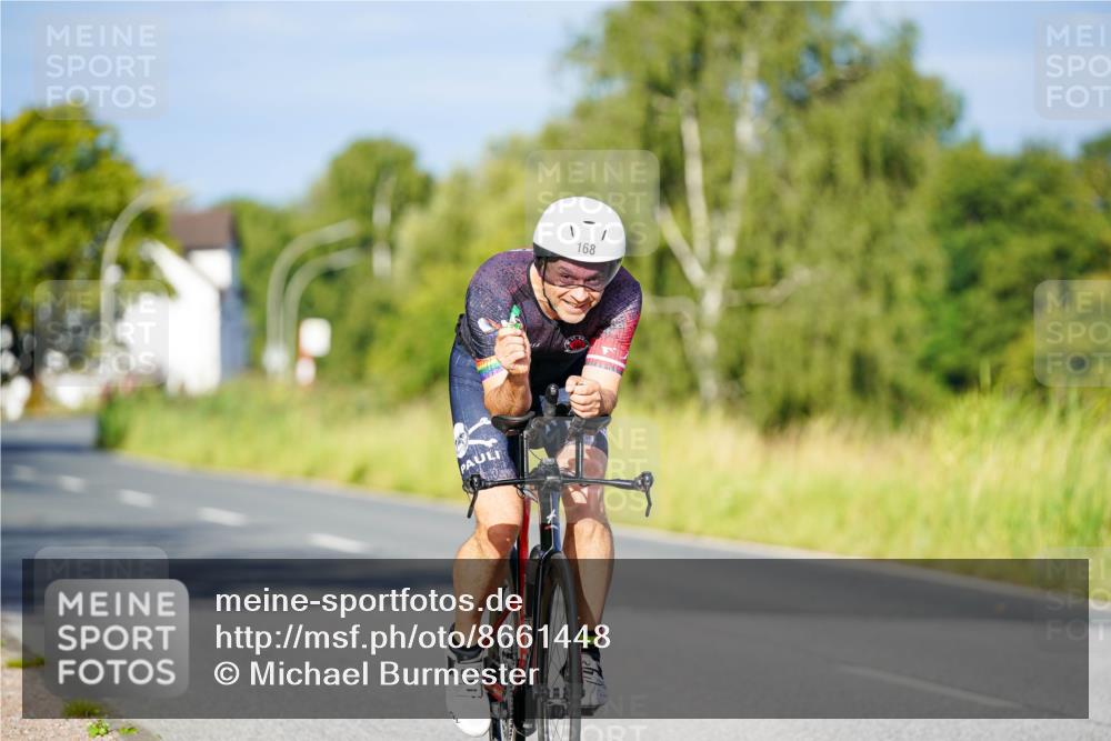 31.08.2025 - Elbe Triathlon Hamburg Michael Burmester http://msf.ph/oto/8661448 31.08.2025 08:59:35 Radfahren 168, 310 meine-sportfotos.de