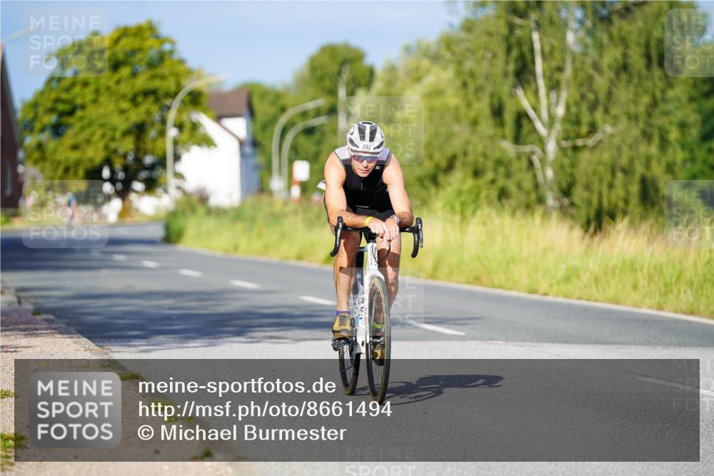 31.08.2025 - Elbe Triathlon Hamburg Michael Burmester http://msf.ph/oto/8661494 31.08.2025 08:59:56 Radfahren 192, 443 meine-sportfotos.de