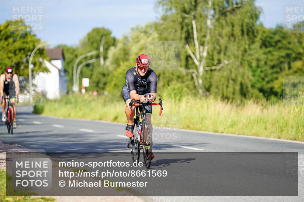 31.08.2025 - Elbe Triathlon Hamburg Michael Burmester http://msf.ph/oto/8661569 31.08.2025 09:01:17 Radfahren 315, 365 meine-sportfotos.de