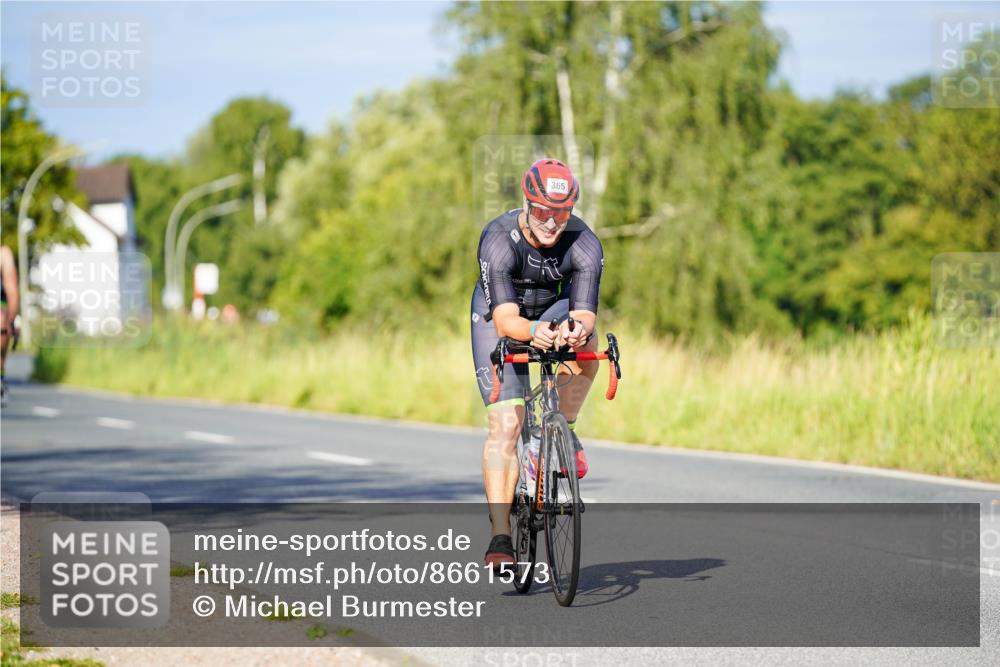 31.08.2025 - Elbe Triathlon Hamburg Michael Burmester http://msf.ph/oto/8661573 31.08.2025 09:01:17 Radfahren 315, 365 meine-sportfotos.de