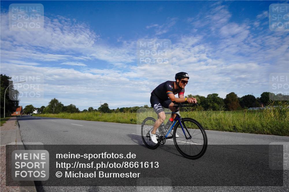 31.08.2025 - Elbe Triathlon Hamburg Michael Burmester http://msf.ph/oto/8661613 31.08.2025 09:09:38 Radfahren 166, 181, 206, 265 meine-sportfotos.de