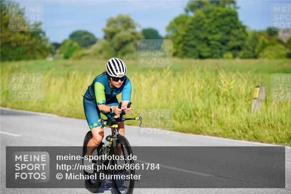 31.08.2025 - Elbe Triathlon Hamburg Michael Burmester http://msf.ph/oto/8661784 31.08.2025 09:03:13 Radfahren 284 meine-sportfotos.de