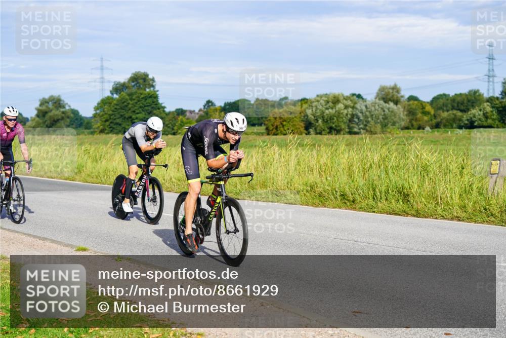 31.08.2025 - Elbe Triathlon Hamburg Michael Burmester http://msf.ph/oto/8661929 31.08.2025 09:05:15 Radfahren 196, 225, 364, 372 meine-sportfotos.de