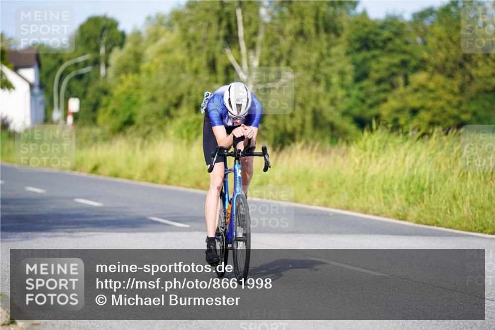 31.08.2025 - Elbe Triathlon Hamburg Michael Burmester http://msf.ph/oto/8661998 31.08.2025 09:06:22 Radfahren 465 meine-sportfotos.de