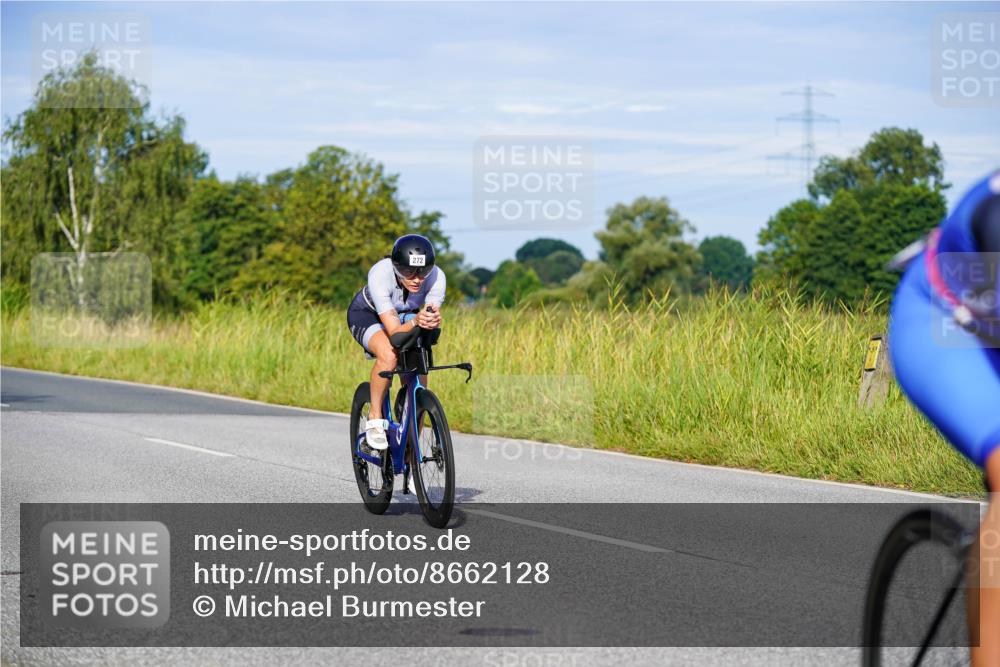 31.08.2025 - Elbe Triathlon Hamburg Michael Burmester http://msf.ph/oto/8662128 31.08.2025 09:07:43 Radfahren 254, 272, 412, 458 meine-sportfotos.de
