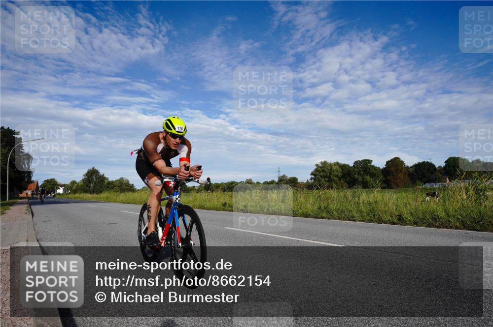 31.08.2025 - Elbe Triathlon Hamburg Michael Burmester http://msf.ph/oto/8662154 31.08.2025 09:16:13 Radfahren 170, 176, 285, 310, 528 meine-sportfotos.de