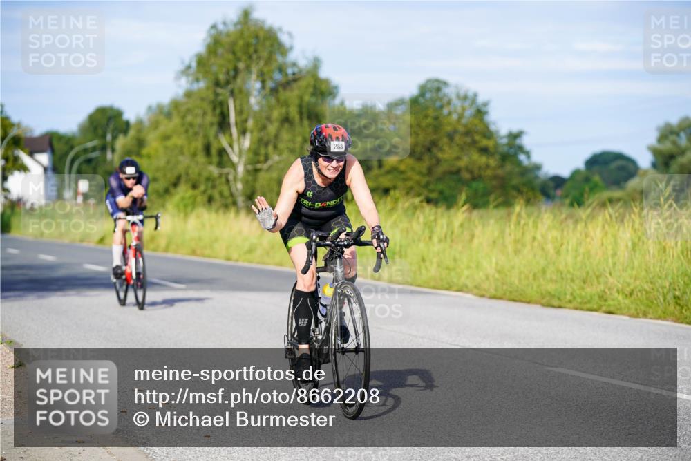 31.08.2025 - Elbe Triathlon Hamburg Michael Burmester http://msf.ph/oto/8662208 31.08.2025 09:08:08 Radfahren 288, 439, 540 meine-sportfotos.de