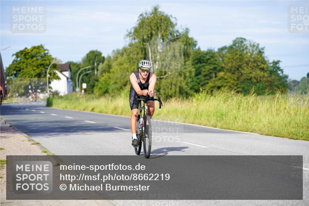31.08.2025 - Elbe Triathlon Hamburg Michael Burmester http://msf.ph/oto/8662219 31.08.2025 09:08:11 Radfahren 288, 439 meine-sportfotos.de