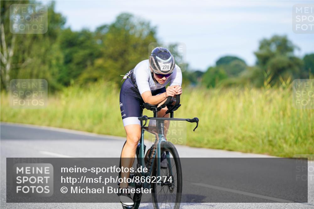 31.08.2025 - Elbe Triathlon Hamburg Michael Burmester http://msf.ph/oto/8662274 31.08.2025 09:08:36 Radfahren 207, 270, 275, 397 meine-sportfotos.de