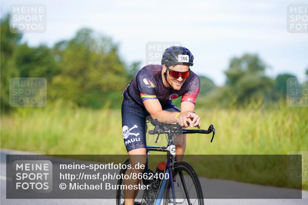 31.08.2025 - Elbe Triathlon Hamburg Michael Burmester http://msf.ph/oto/8662400 31.08.2025 09:09:38 Radfahren 166, 181, 206, 265 meine-sportfotos.de