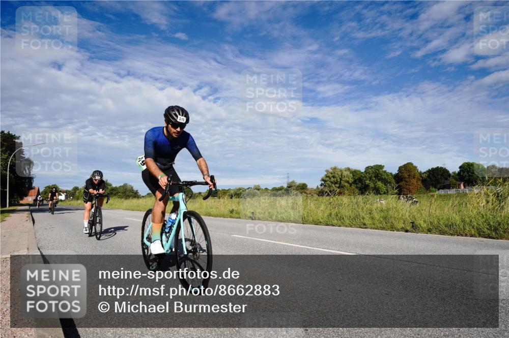 31.08.2025 - Elbe Triathlon Hamburg Michael Burmester http://msf.ph/oto/8662883 31.08.2025 09:28:46 Radfahren 274, 282, 298, 361, 466, 519, 723 meine-sportfotos.de