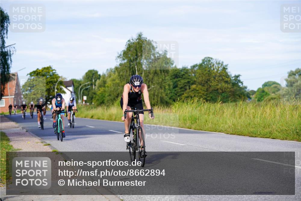 31.08.2025 - Elbe Triathlon Hamburg Michael Burmester http://msf.ph/oto/8662894 31.08.2025 09:13:04 Radfahren 268, 269, 281, 298, 324, 507, 514 meine-sportfotos.de