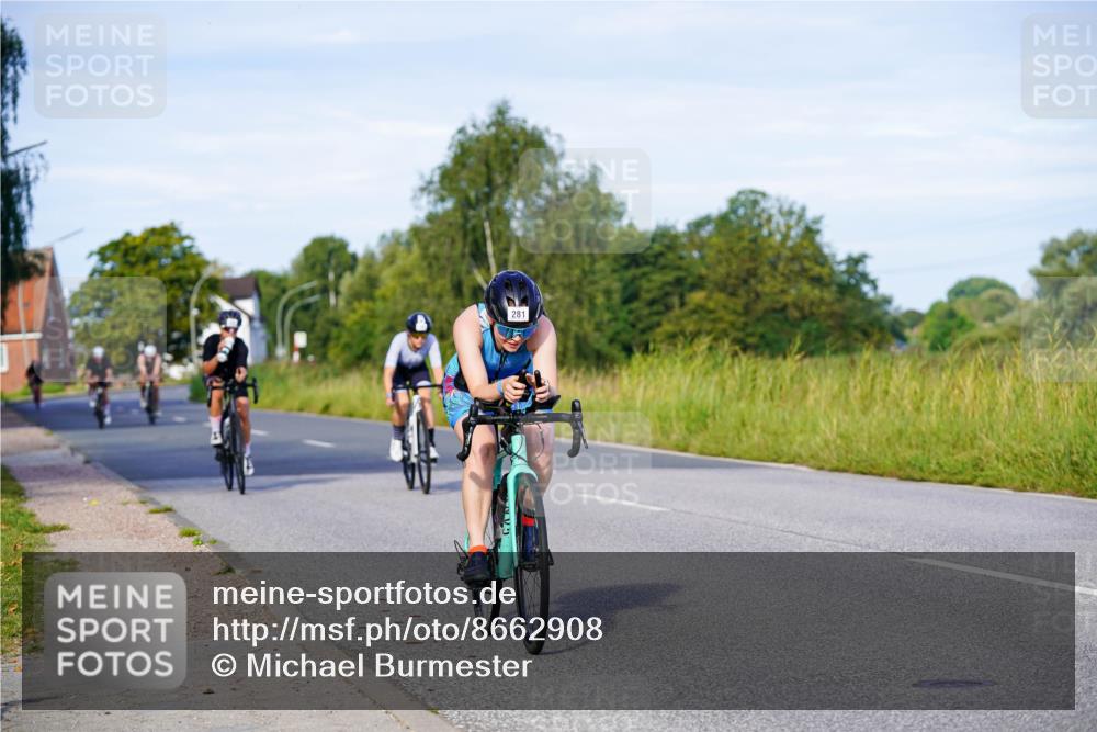 31.08.2025 - Elbe Triathlon Hamburg Michael Burmester http://msf.ph/oto/8662908 31.08.2025 09:13:05 Radfahren 268, 269, 281, 298, 324, 507, 514 meine-sportfotos.de