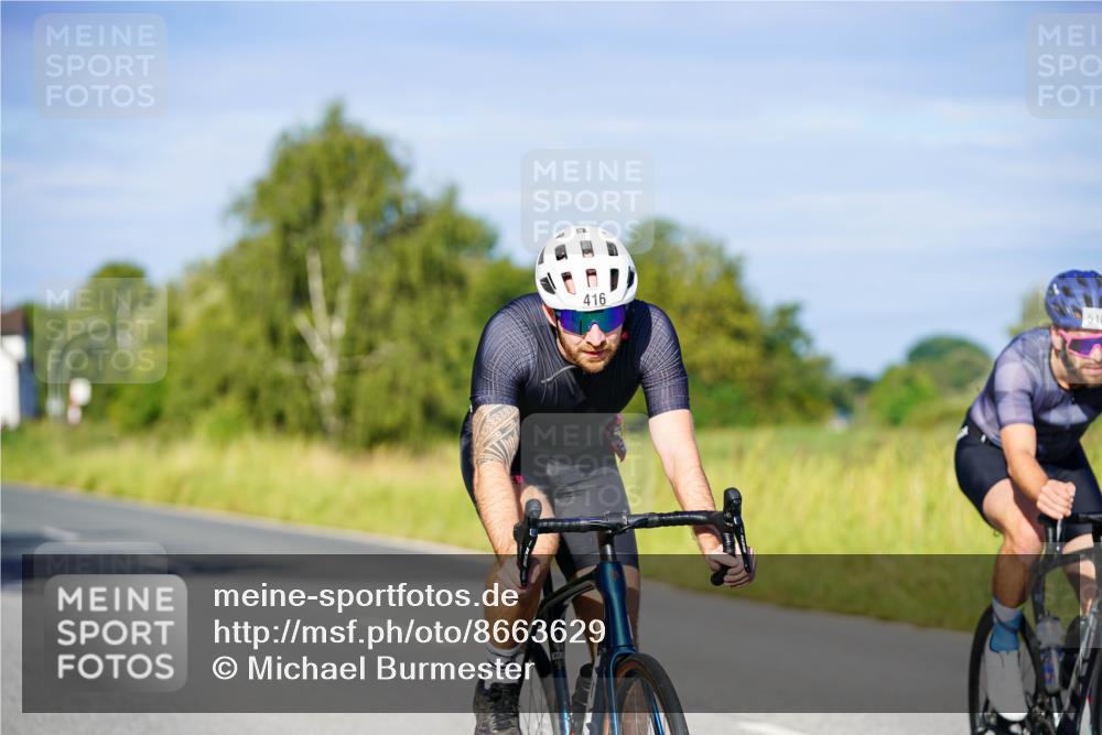 31.08.2025 - Elbe Triathlon Hamburg Michael Burmester http://msf.ph/oto/8663629 31.08.2025 09:18:43 Radfahren 416, 510, 531, 618, 633 meine-sportfotos.de