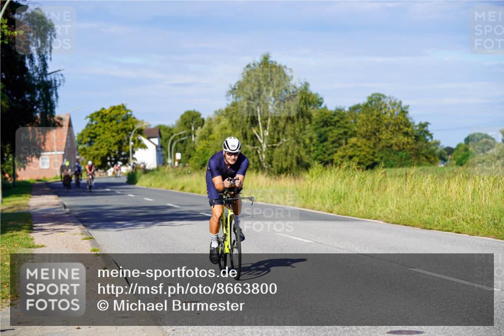 31.08.2025 - Elbe Triathlon Hamburg Michael Burmester http://msf.ph/oto/8663800 31.08.2025 09:20:26 Radfahren 172, 283, 314, 340, 342, 589, 694 meine-sportfotos.de