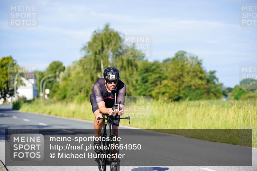 31.08.2025 - Elbe Triathlon Hamburg Michael Burmester http://msf.ph/oto/8664950 31.08.2025 09:27:03 Radfahren 197, 368 meine-sportfotos.de