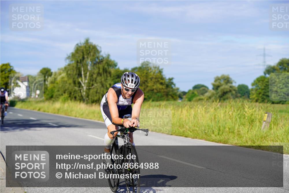 31.08.2025 - Elbe Triathlon Hamburg Michael Burmester http://msf.ph/oto/8664988 31.08.2025 09:27:20 Radfahren 278, 563, 605, 678 meine-sportfotos.de