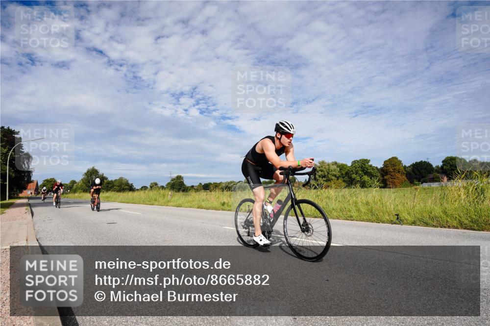 31.08.2025 - Elbe Triathlon Hamburg Michael Burmester http://msf.ph/oto/8665882 31.08.2025 10:21:23 Radfahren 687, 744, 790, 822, 1034 meine-sportfotos.de