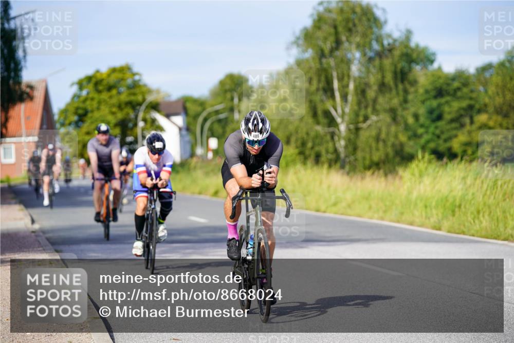 31.08.2025 - Elbe Triathlon Hamburg Michael Burmester http://msf.ph/oto/8668024 31.08.2025 09:45:27 Radfahren 393, 431, 489, 566, 664, 709, 756 meine-sportfotos.de