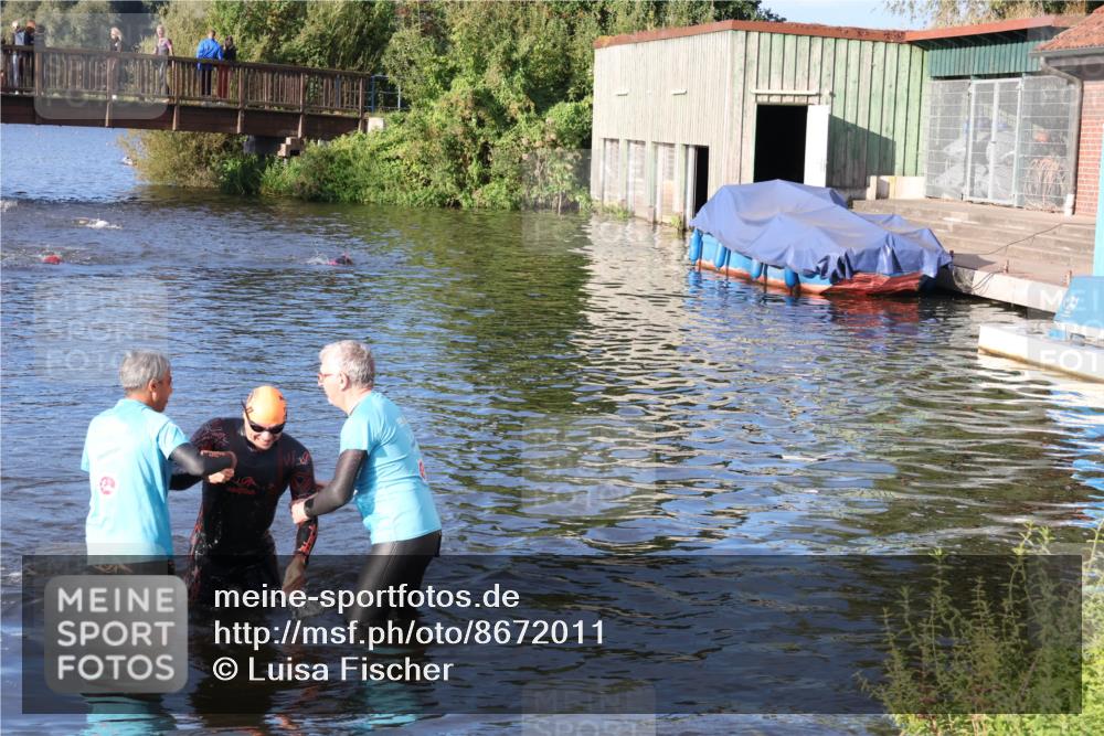 31.08.2025 - Elbe Triathlon Hamburg Luisa Fischer http://msf.ph/oto/8672011 31.08.2025 08:33:58 Schwimmen 168 meine-sportfotos.de