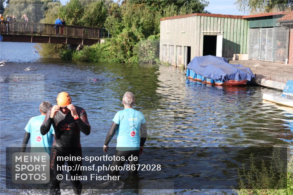 31.08.2025 - Elbe Triathlon Hamburg Luisa Fischer http://msf.ph/oto/8672028 31.08.2025 08:33:59 Schwimmen 168 meine-sportfotos.de