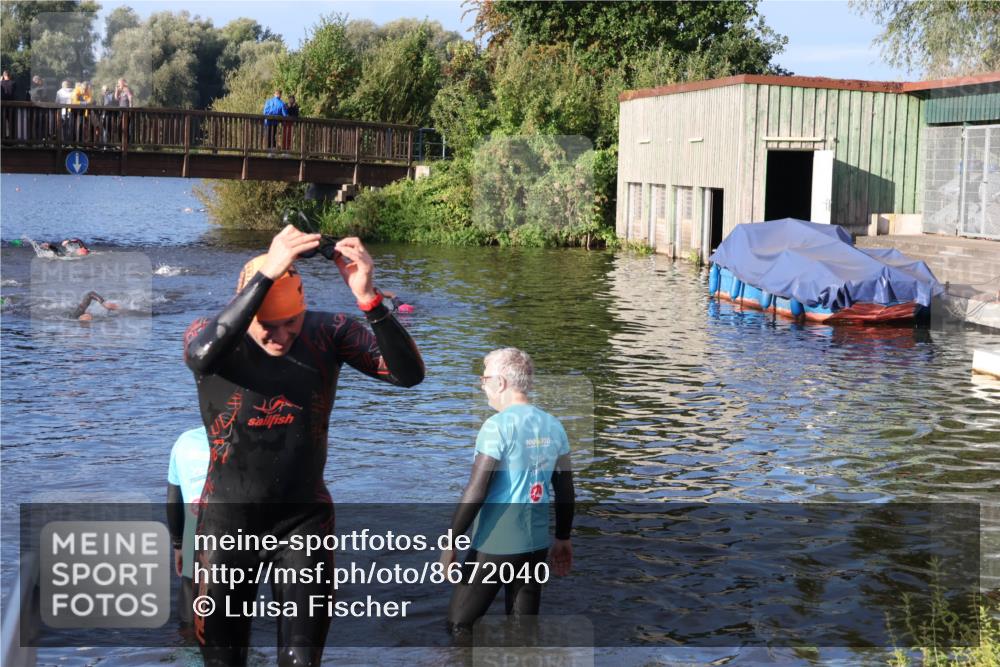 31.08.2025 - Elbe Triathlon Hamburg Luisa Fischer http://msf.ph/oto/8672040 31.08.2025 08:34:01 Schwimmen 168 meine-sportfotos.de