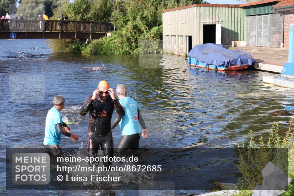 31.08.2025 - Elbe Triathlon Hamburg Luisa Fischer http://msf.ph/oto/8672685 31.08.2025 08:38:26 Schwimmen 183, 245 meine-sportfotos.de