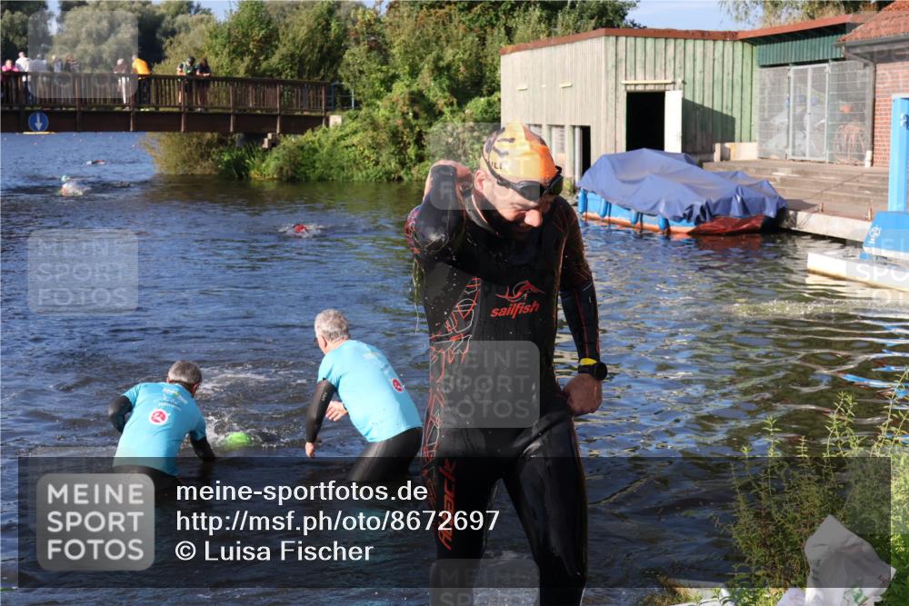 31.08.2025 - Elbe Triathlon Hamburg Luisa Fischer http://msf.ph/oto/8672697 31.08.2025 08:38:28 Schwimmen 183, 245 meine-sportfotos.de