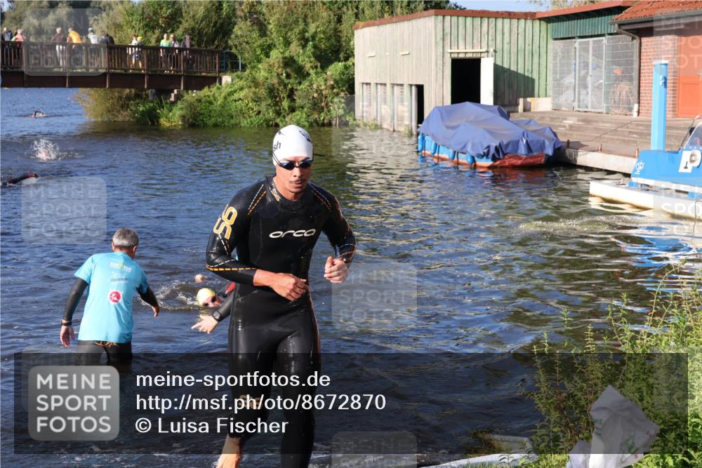 31.08.2025 - Elbe Triathlon Hamburg Luisa Fischer http://msf.ph/oto/8672870 31.08.2025 08:39:37 Schwimmen 228, 312 meine-sportfotos.de
