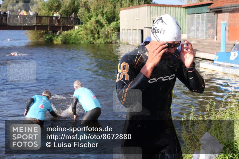 31.08.2025 - Elbe Triathlon Hamburg Luisa Fischer http://msf.ph/oto/8672880 31.08.2025 08:39:39 Schwimmen 228, 312 meine-sportfotos.de