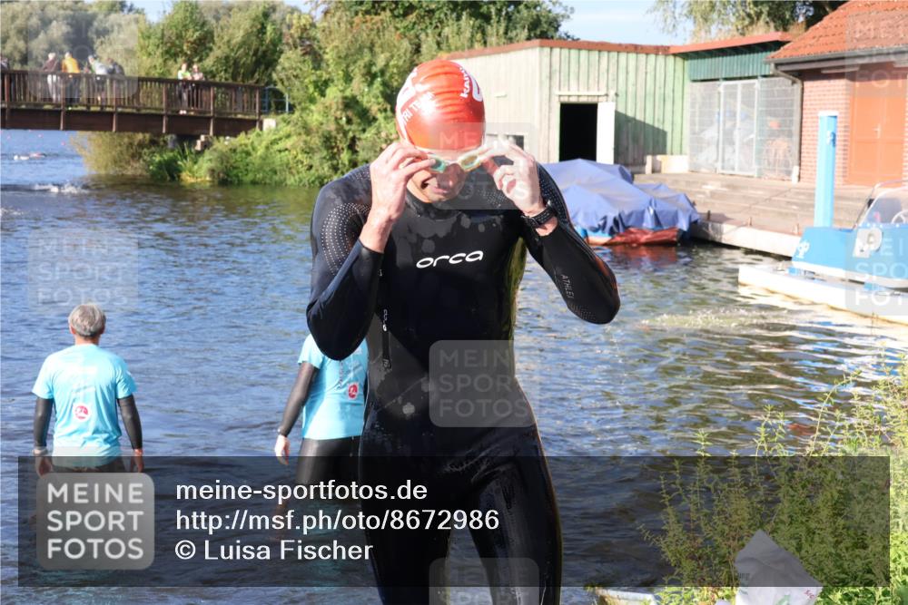 31.08.2025 - Elbe Triathlon Hamburg Luisa Fischer http://msf.ph/oto/8672986 31.08.2025 08:40:10 Schwimmen 333 meine-sportfotos.de
