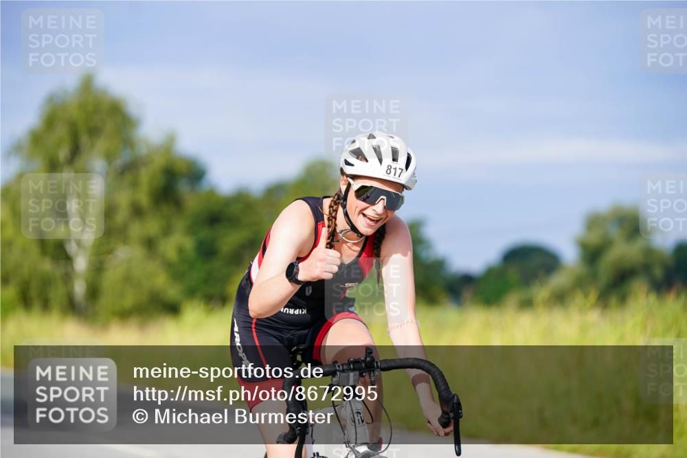 31.08.2025 - Elbe Triathlon Hamburg Michael Burmester http://msf.ph/oto/8672995 31.08.2025 10:09:51 Radfahren 662, 817 meine-sportfotos.de