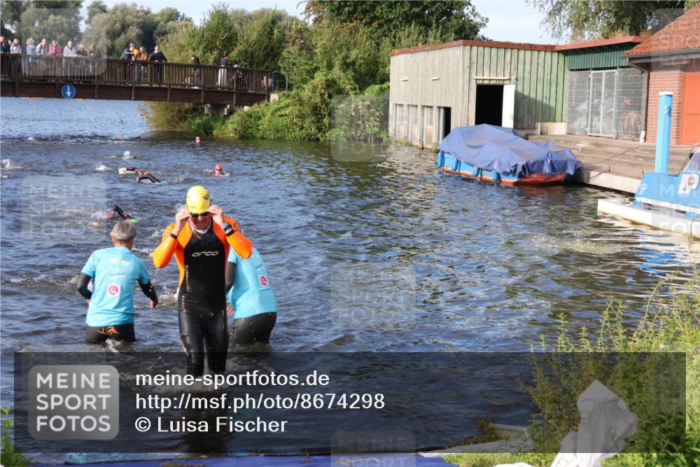 31.08.2025 - Elbe Triathlon Hamburg Luisa Fischer http://msf.ph/oto/8674298 31.08.2025 08:47:34 Schwimmen 351, 357, 366 meine-sportfotos.de